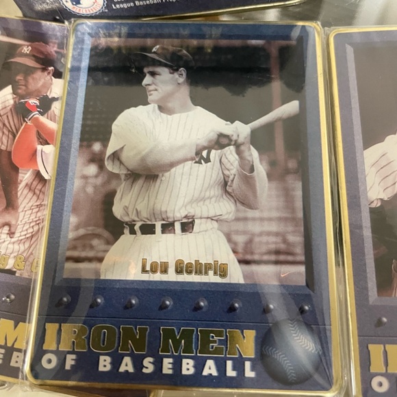 Iron Men Of Baseball 5 Metal Cards Included! - Picture 7 of 10